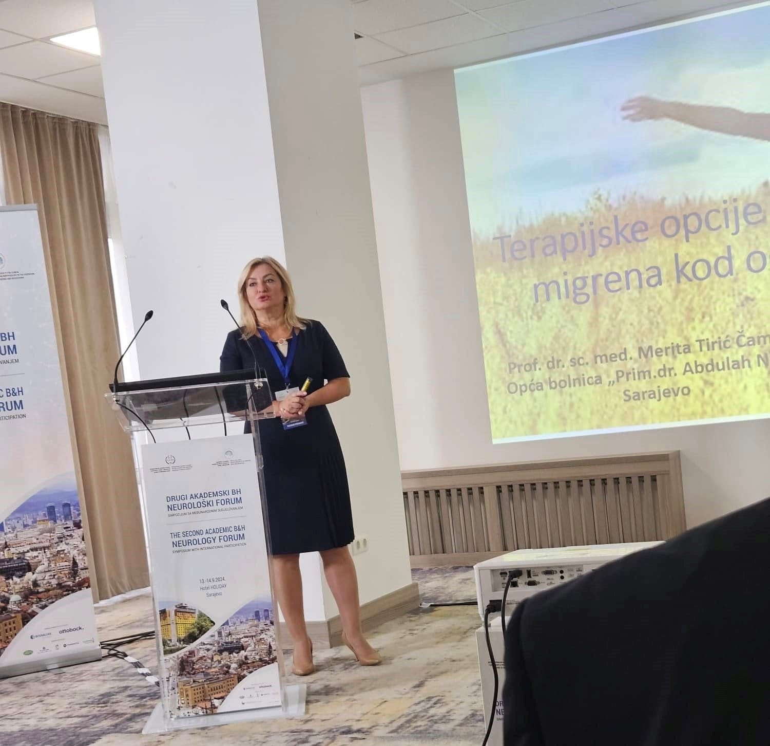 Merita Tirić-Čampara -Drugi akademski forum neurologa BiH
