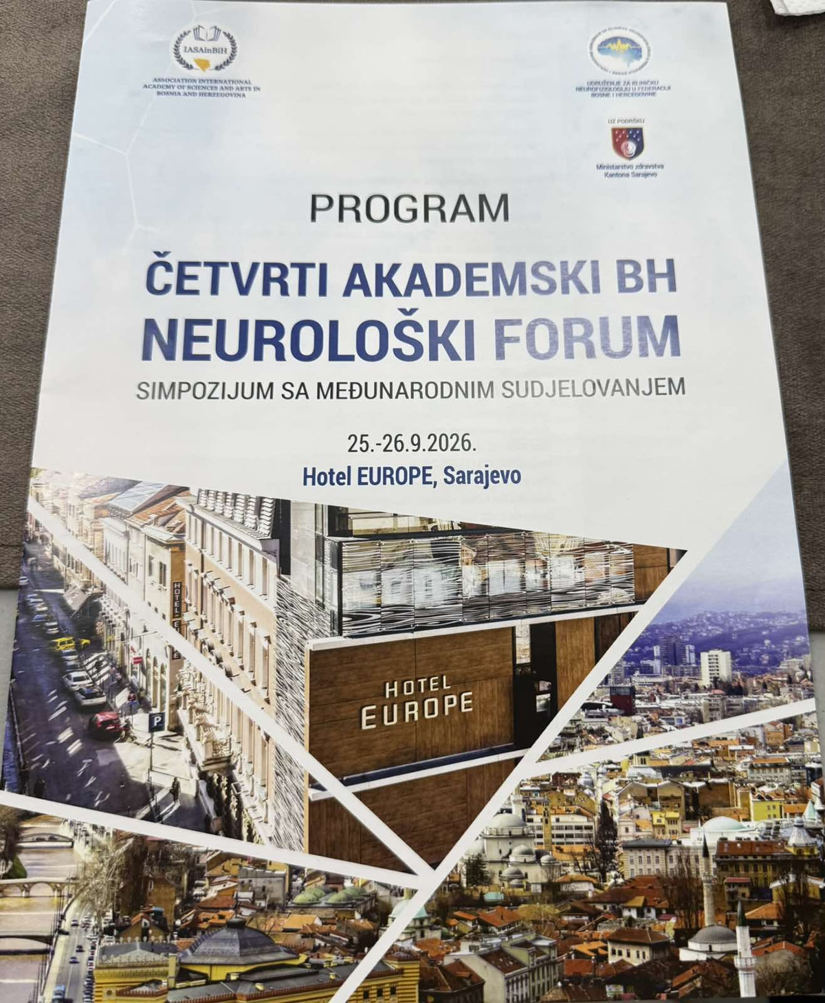 Četvrti akademski BH neurološki forum – Sarajevo 2026 2 Četvrti akademski BH neurološki forum - Sarajevo 2026 2